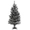 24" Unlit Black Tinsel Artificial Christmas Tree